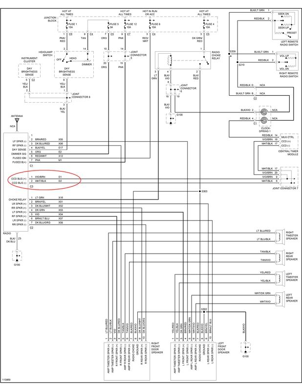 01 Dodge Durango Radio Wiring Diagram