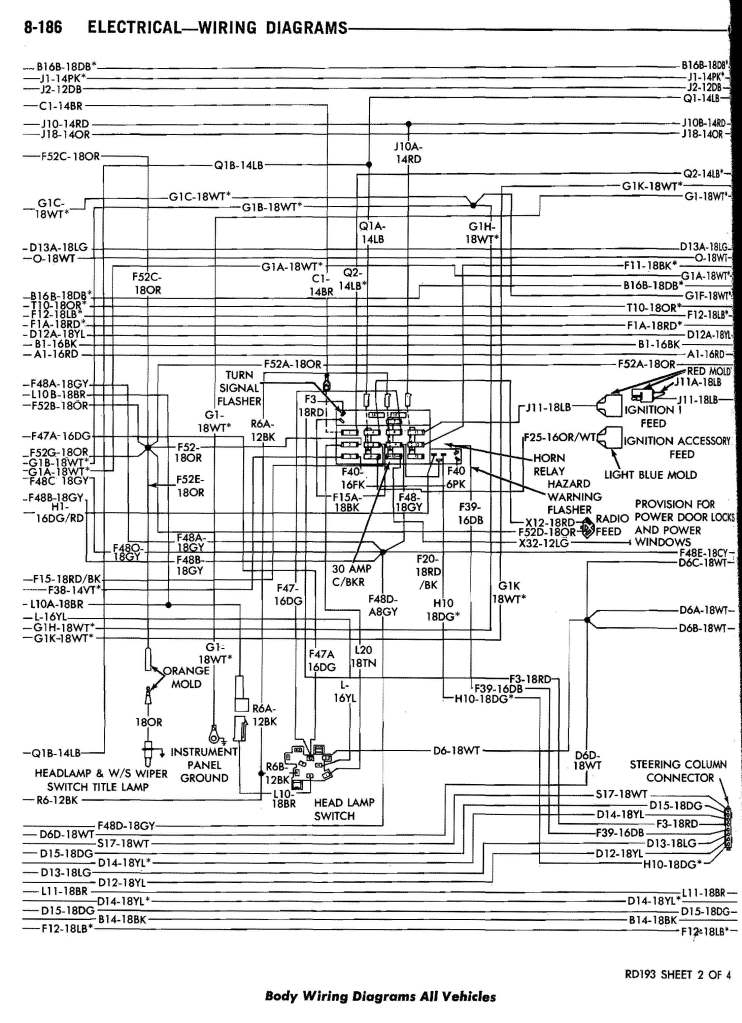 1985 Dodge D150 Wiring Diagram