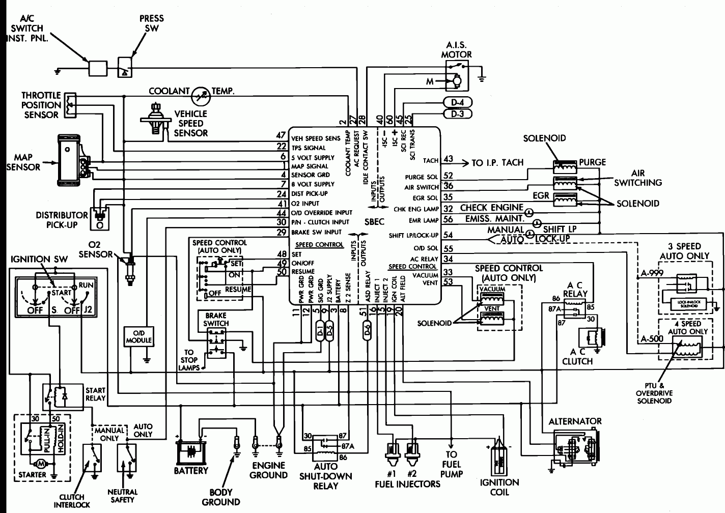 1989 Dodge W150 Wiring Diagram