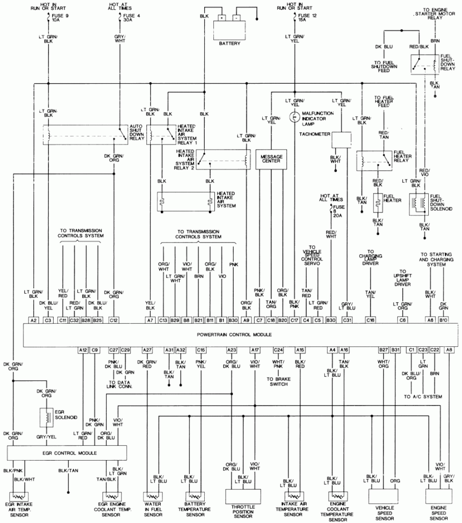 1993 Dodge W250 Wiring Diagram Free Wiring Diagram