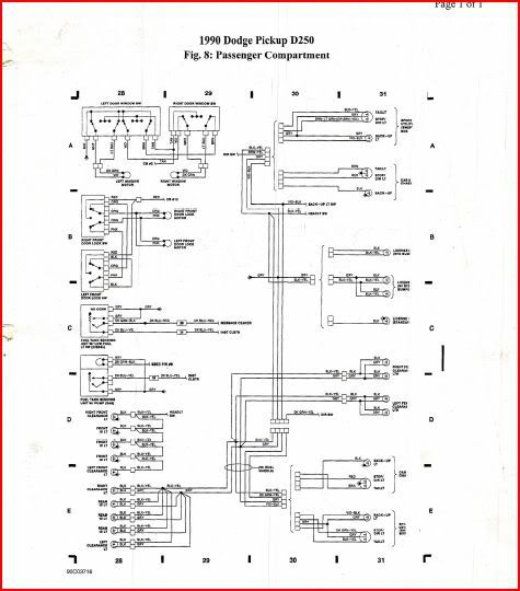 1993 Dodge W250 Wiring Diagram