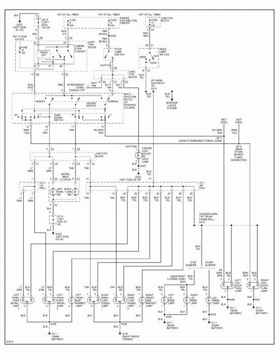 1997 Dodge Dakota Tailight Wire Diagram Under Repository circuits 