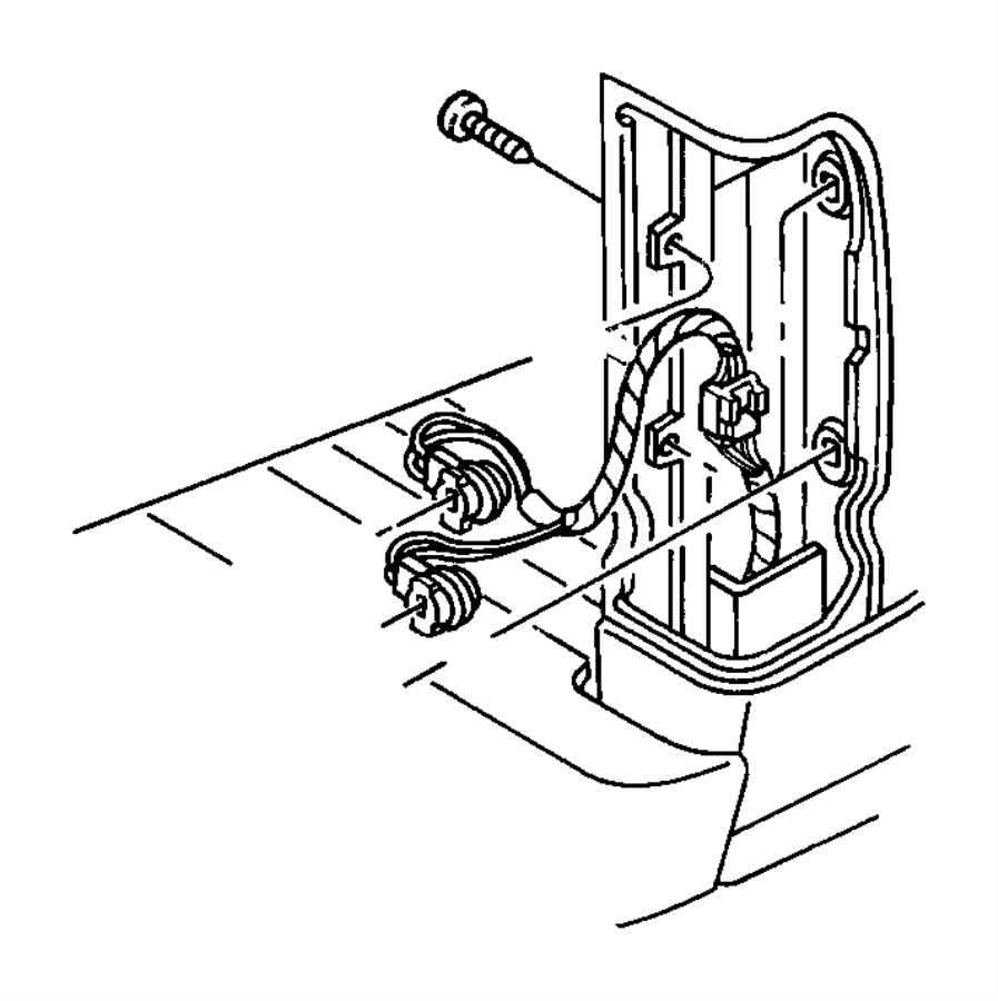 1997 Dodge Ram 1500 Wiring Tail Lamp Used For Turn Signal And Back 