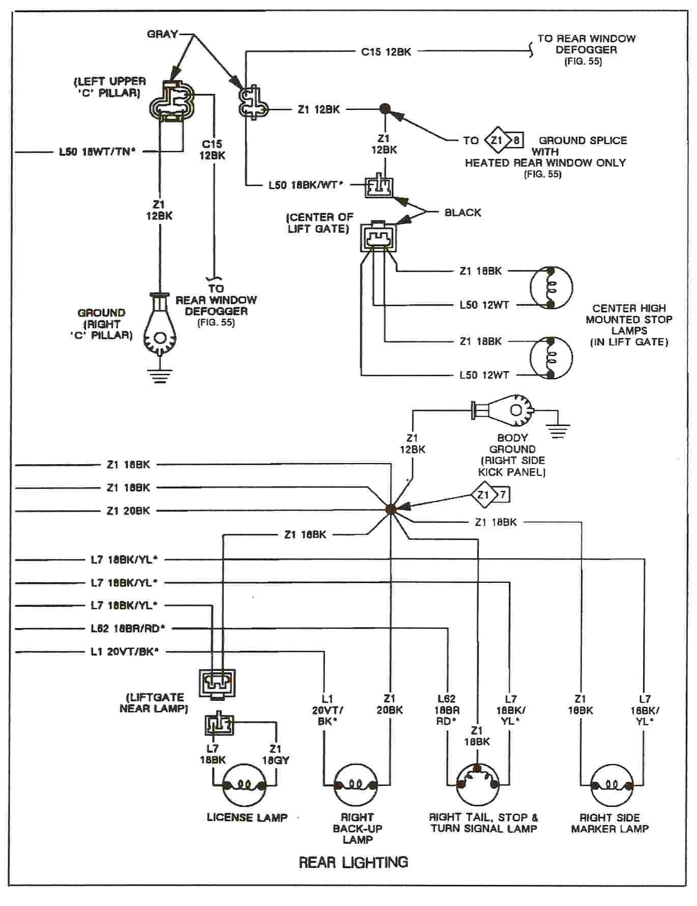1998 Dodge Ram 2500 Tail Light Wiring Diagram Wiring Diagram