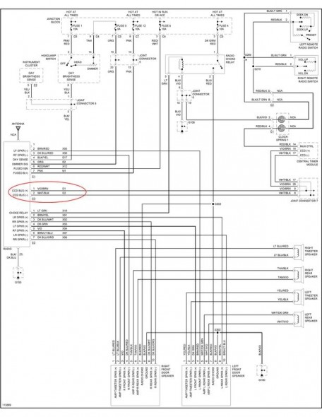 1999 Dodge Dakota Stereo Wiring Diagram Pics Wiring Collection