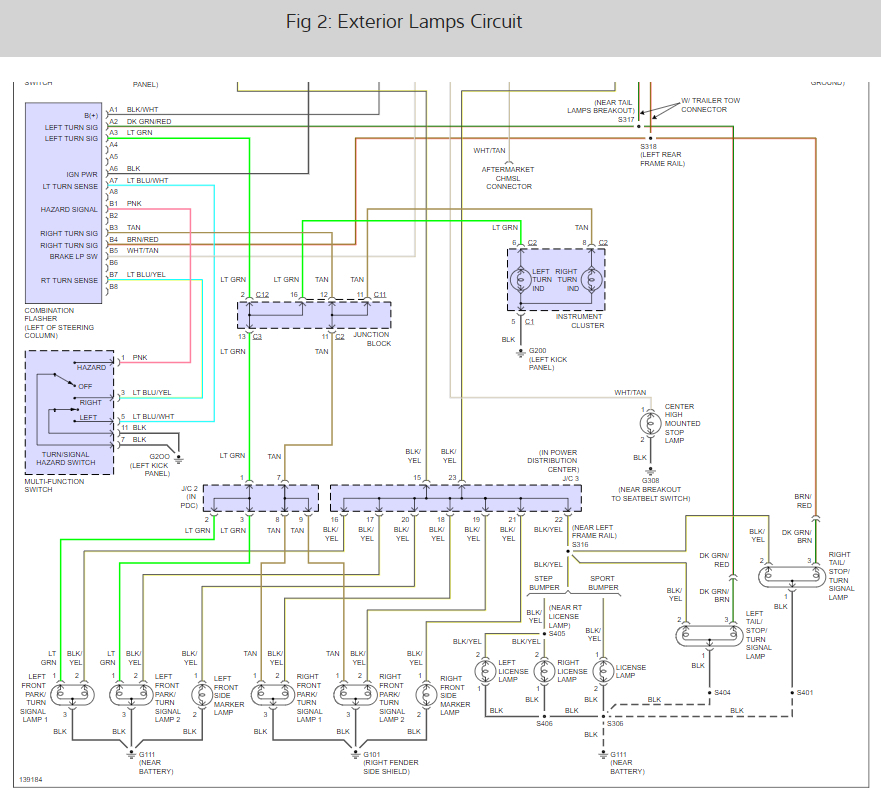 2000 Dodge Dakota Brake Light Wiring Diagram Wiring Diagram