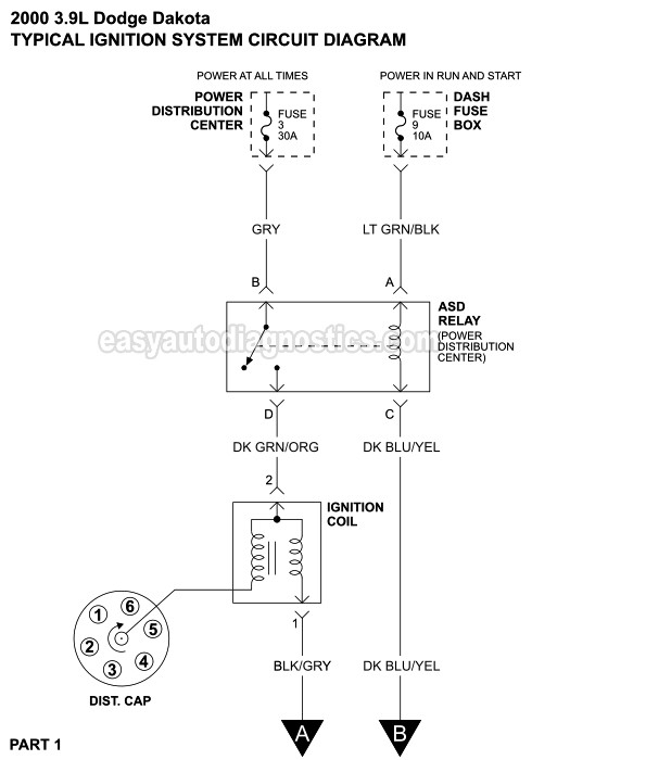 2000 Dodge Dakota Headlight Wiring Diagram Collection Wiring 