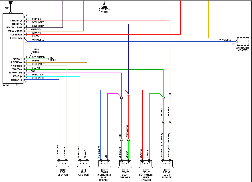 2000 Dodge Neon Stereo Wiring Diagram Collection