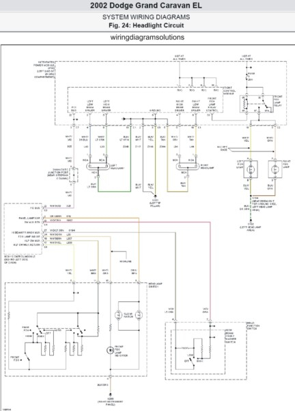 2001 Dodge Caravan Wiring Diagram