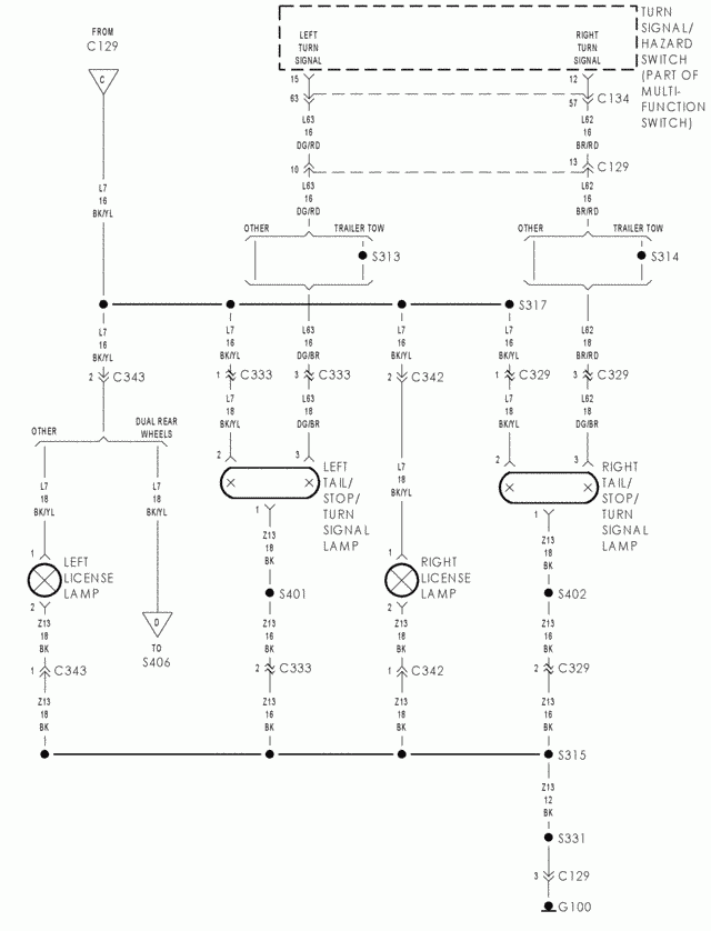 2001 Dodge Durango Brake Light Wiring Diagram Wiring Diagram