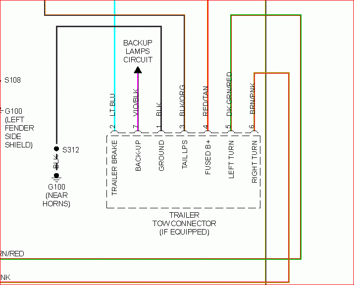 2001 Dodge Ram 2500 Trailer Wiring Schematic Wiring Diagram