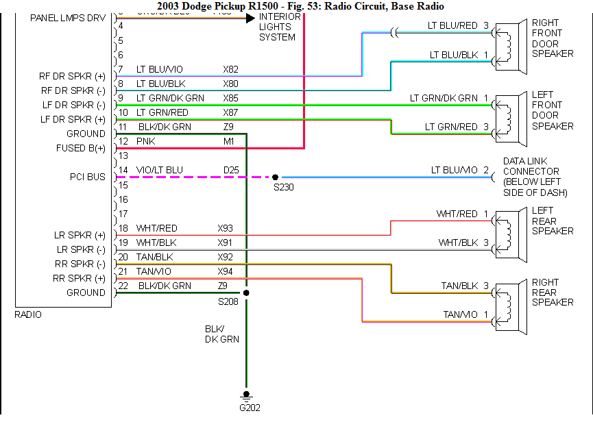 2001 Dodge Stratus Radio Wiring Diagram Pics Wiring Collection