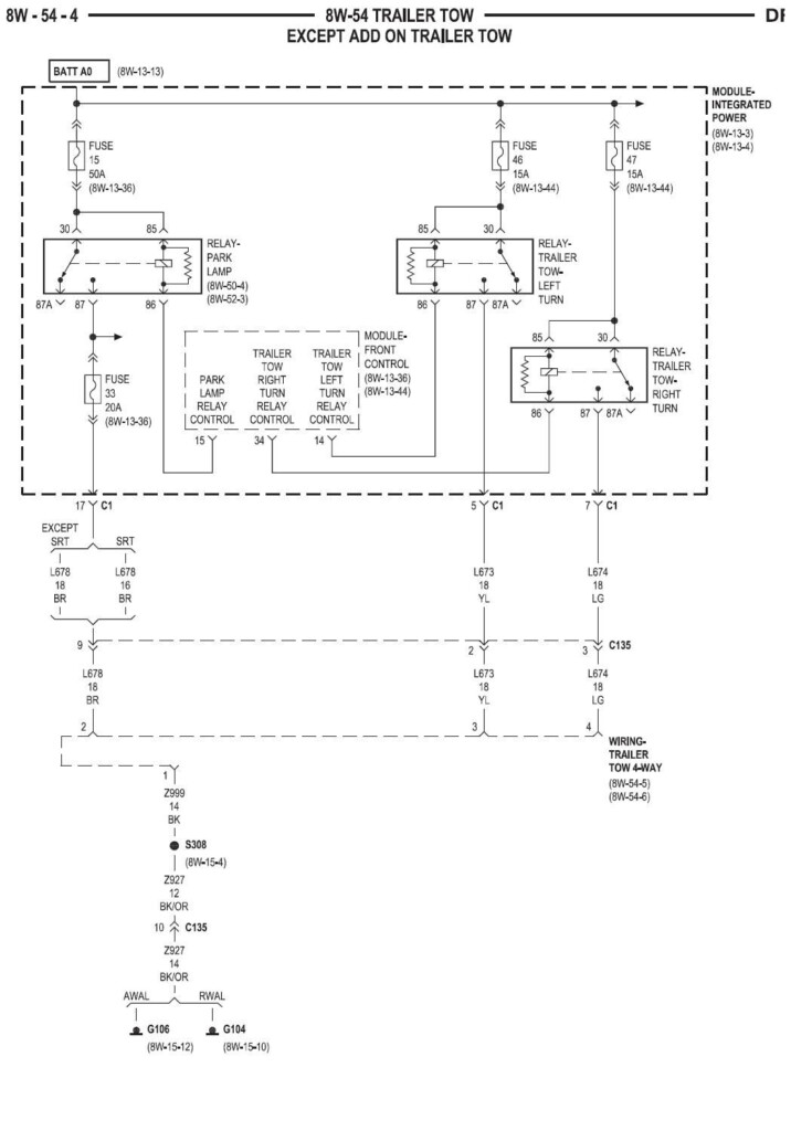 2003 Dodge Ram 2500 Trailer Light Wiring Diagram Collection Wiring 