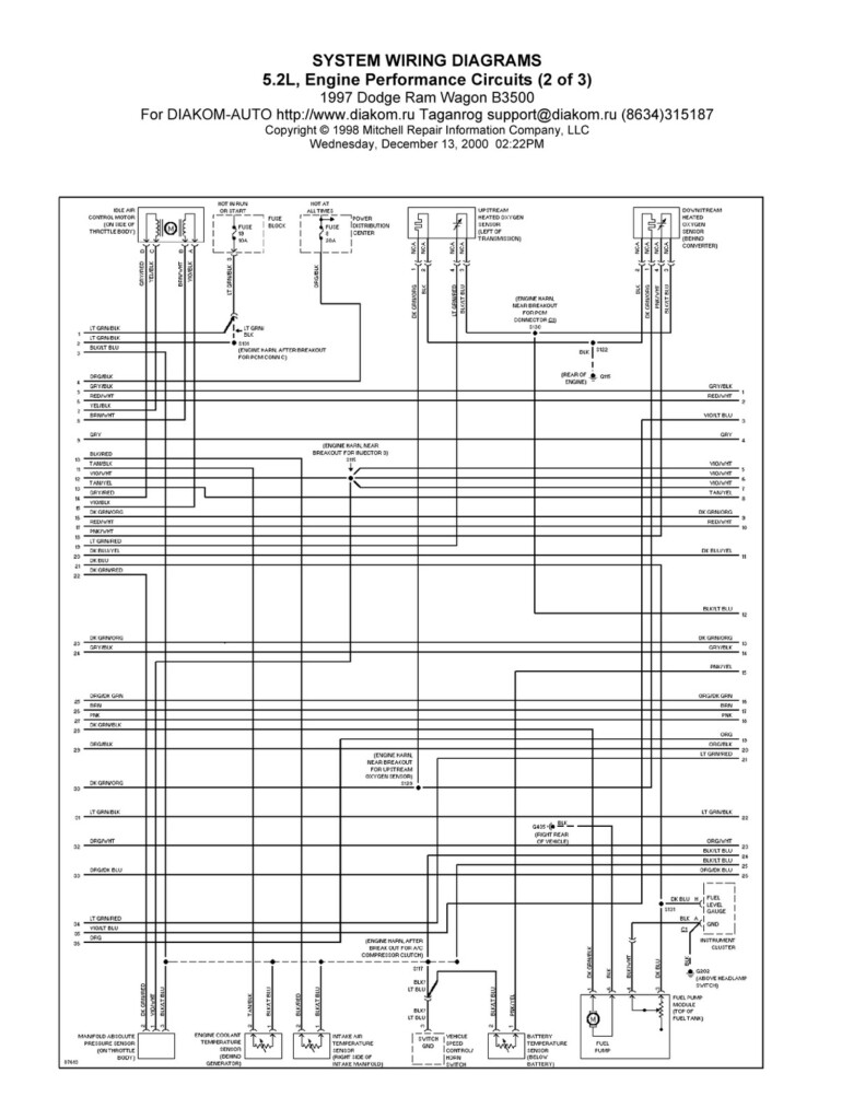 2003 Dodge Ram 3500 Diesel Wiring Diagram