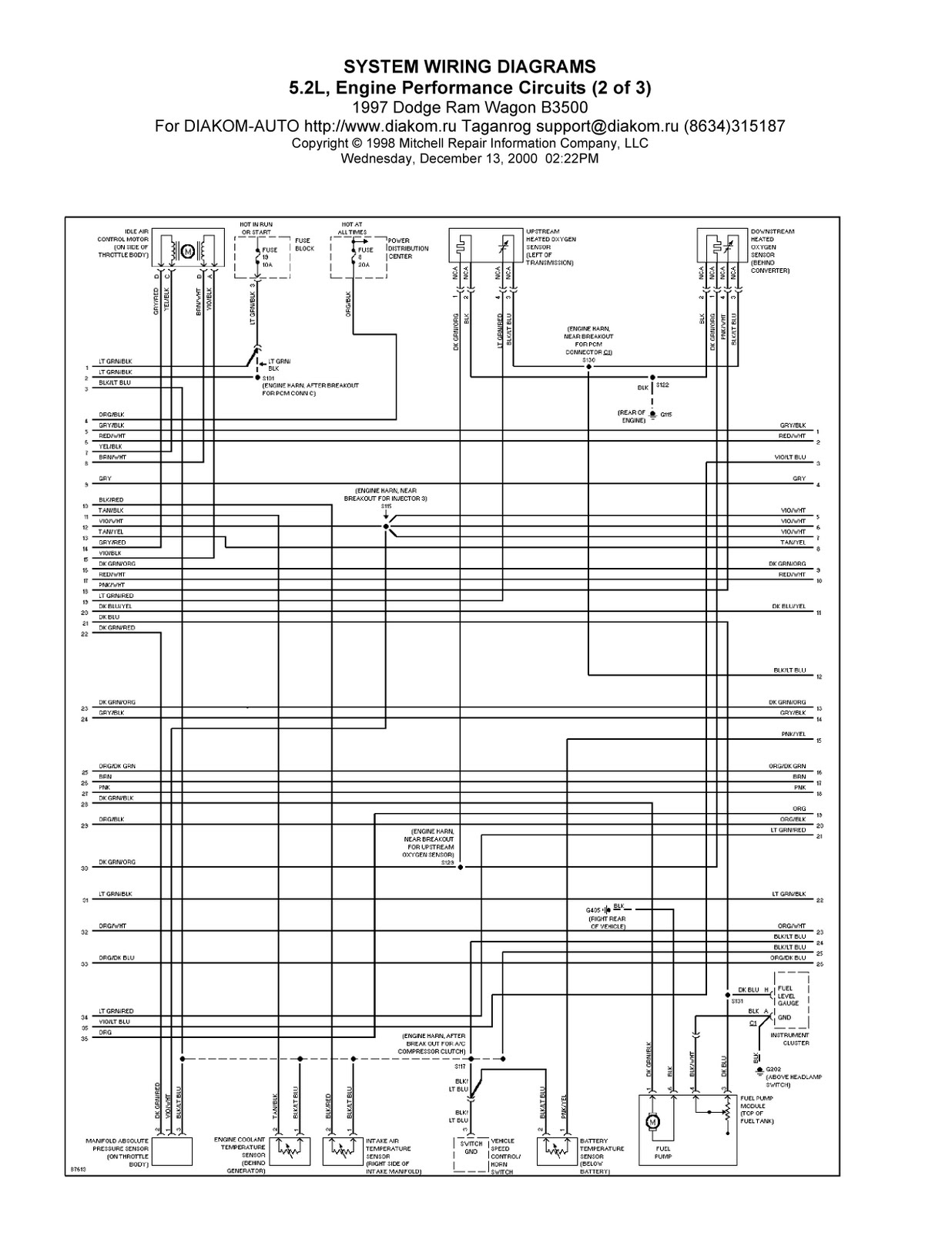 2003 Dodge Ram 3500 Diesel Wiring Diagram