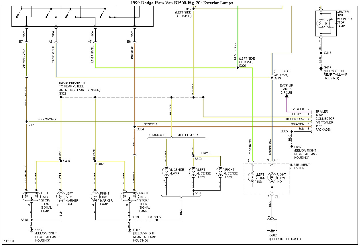 2003 Dodge Ram Brake Light Wiring Diagram 1997 Dodge Ram 1500 I Need 