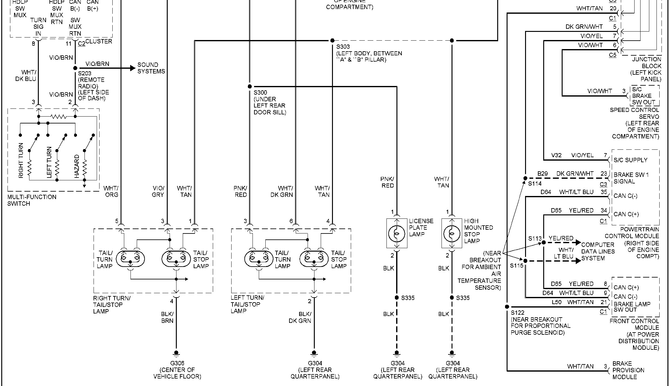 2005 Dodge Durango Taillight Issue I Tried Wiring In Trailer 