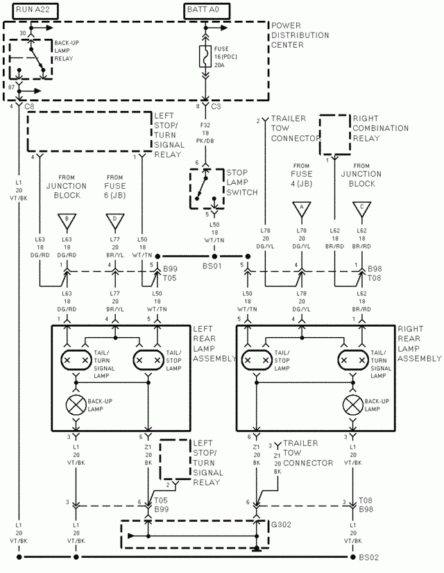 2006 Dodge Grand Caravan Tail Light Wiring Diagram Wiring Diagram