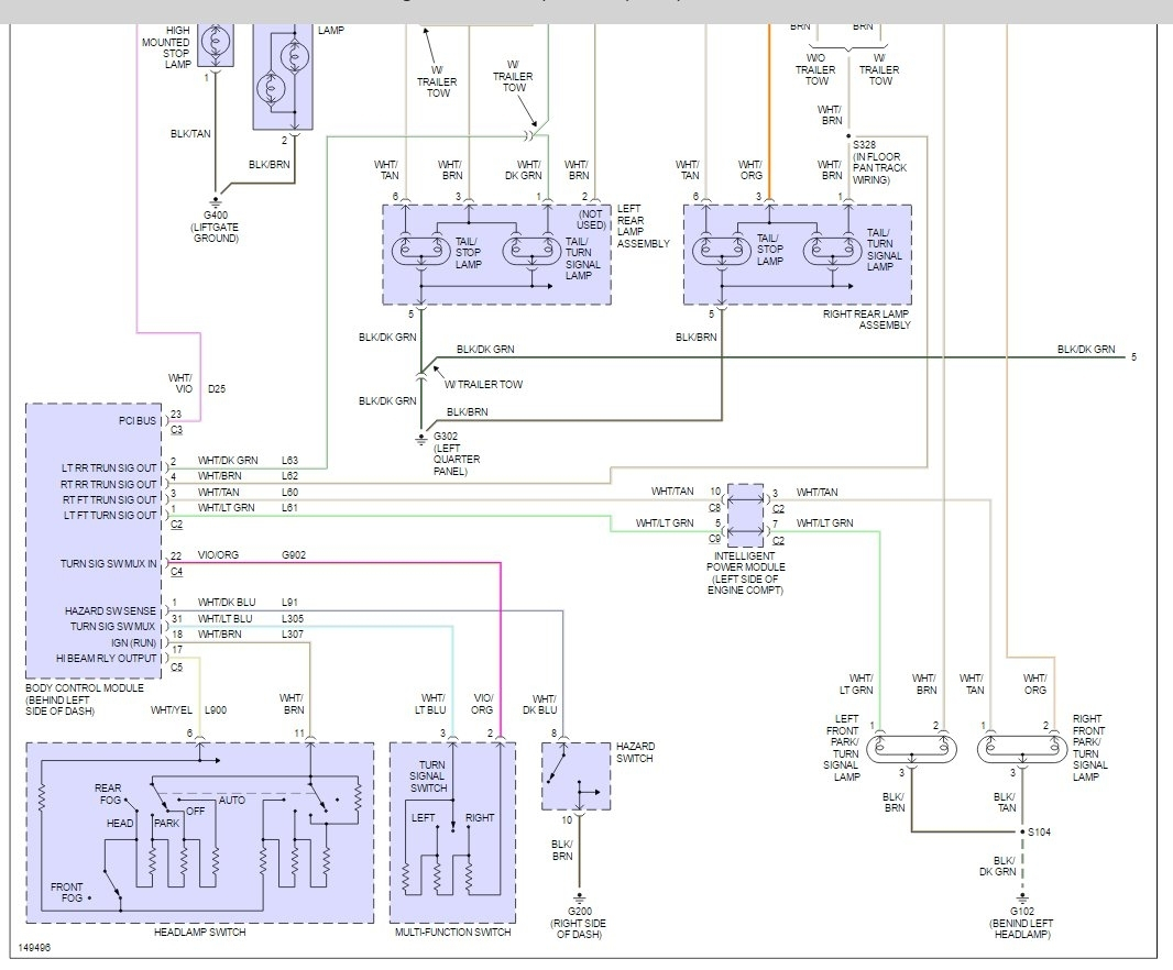 2006 Dodge Grand Caravan Tail Light Wiring Diagram Wiring Diagram