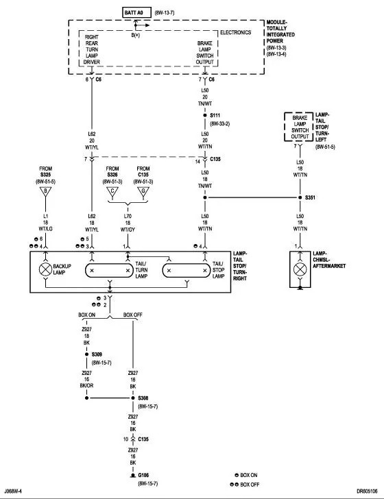 2008 Dodge Ram 1500 Tail Light Wiring Diagram Wiring Diagram