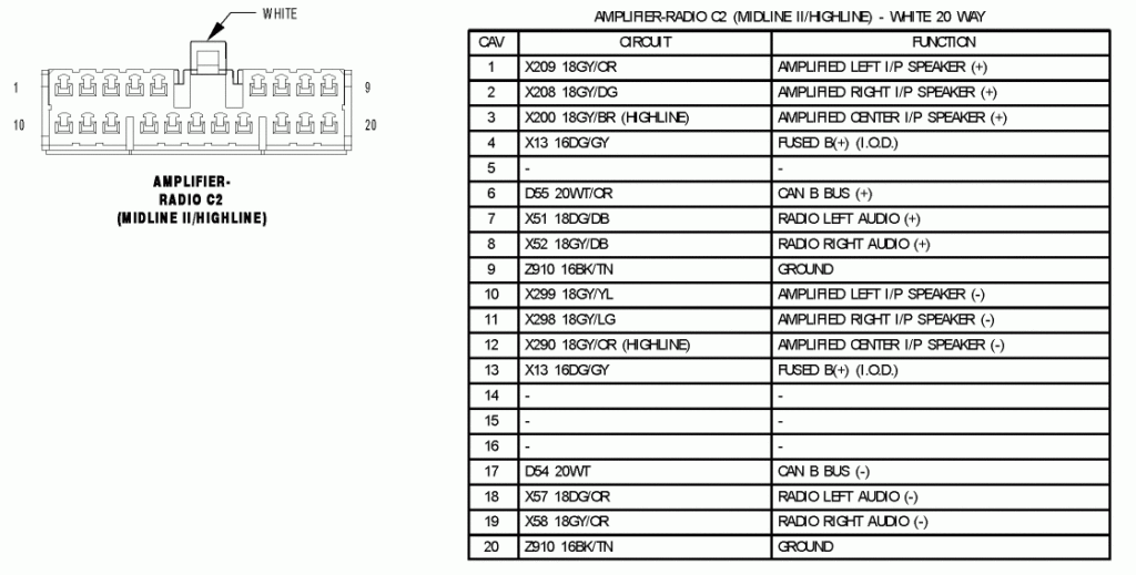 2010 Dodge Charger Radio Wiring Diagram Database Wiring Diagram Sample