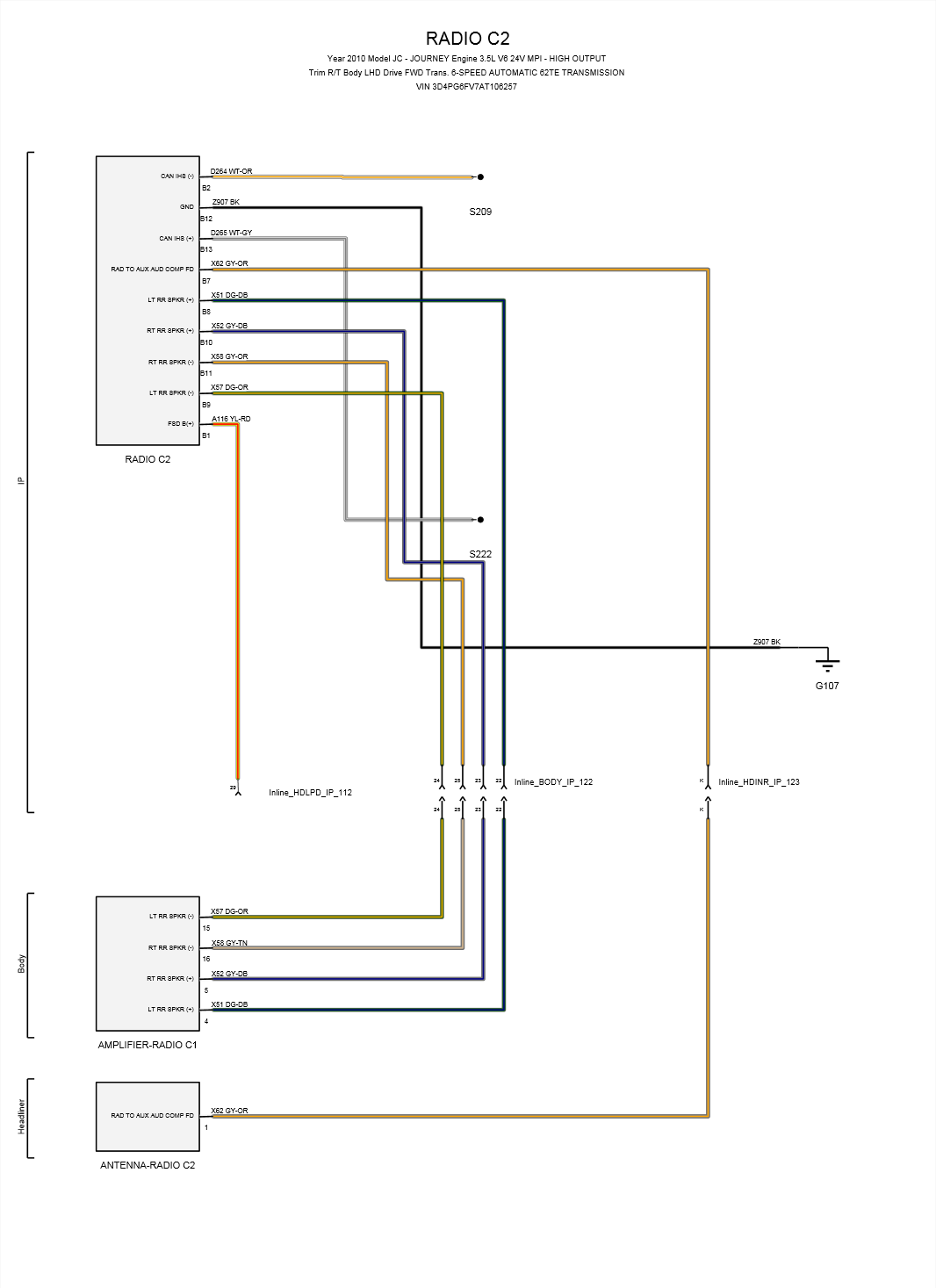 2010 Dodge Journey Stereo Wiring Diagram Wiring Diagram