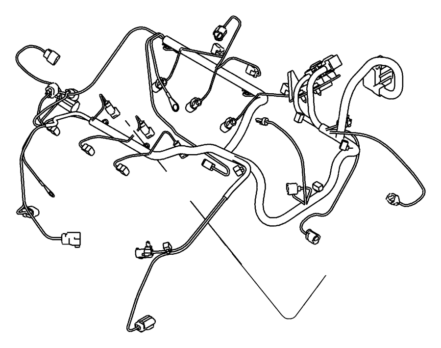 2014 Dodge Avenger Wiring Engine 68166936AC Myrtle Beach SC