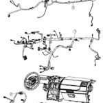 2016 Dodge Grand Caravan Wiring Instrument Panel 68256981AA Myrtle