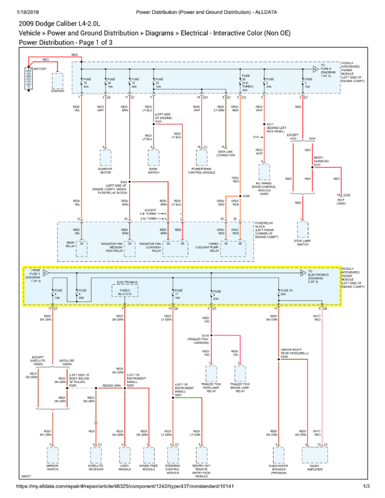 33 2007 Dodge Caliber Headlight Wiring Diagram Wiring Diagram Database