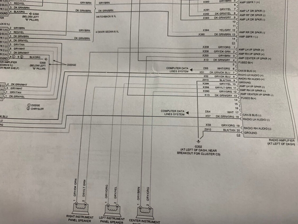 54 2006 Dodge Magnum Radio Wiring Harness Wiring Diagram Plan