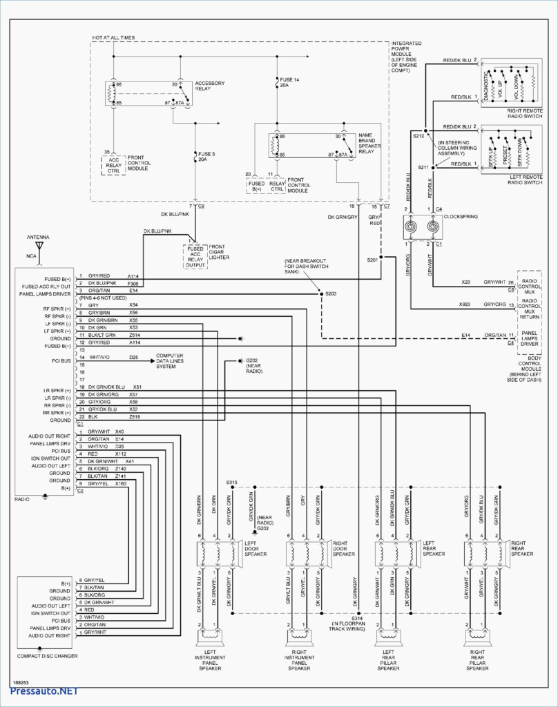 55 2007 Dodge Ram 1500 Stereo Wiring Harness Wiring Diagram Harness