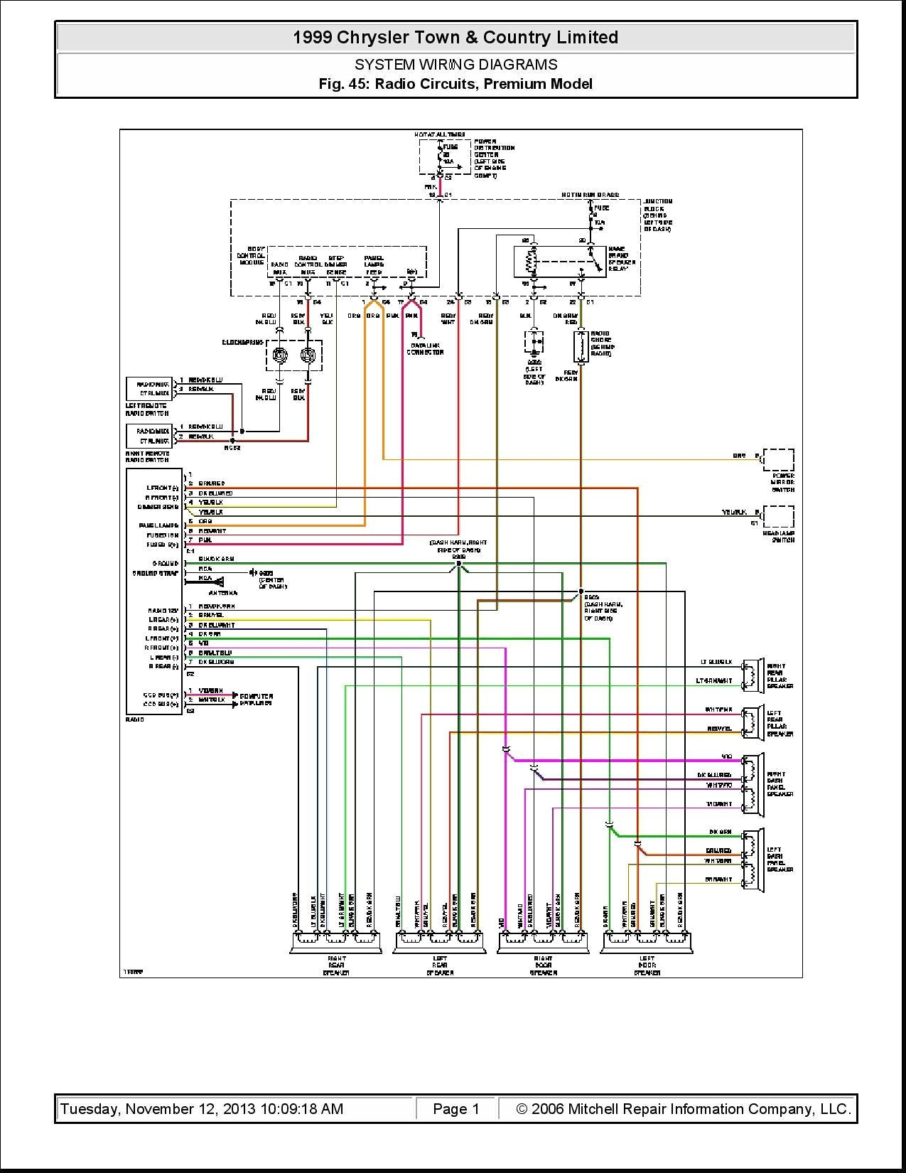 56 2014 Dodge Grand Caravan Radio Wiring Diagram Wiring Diagram Harness