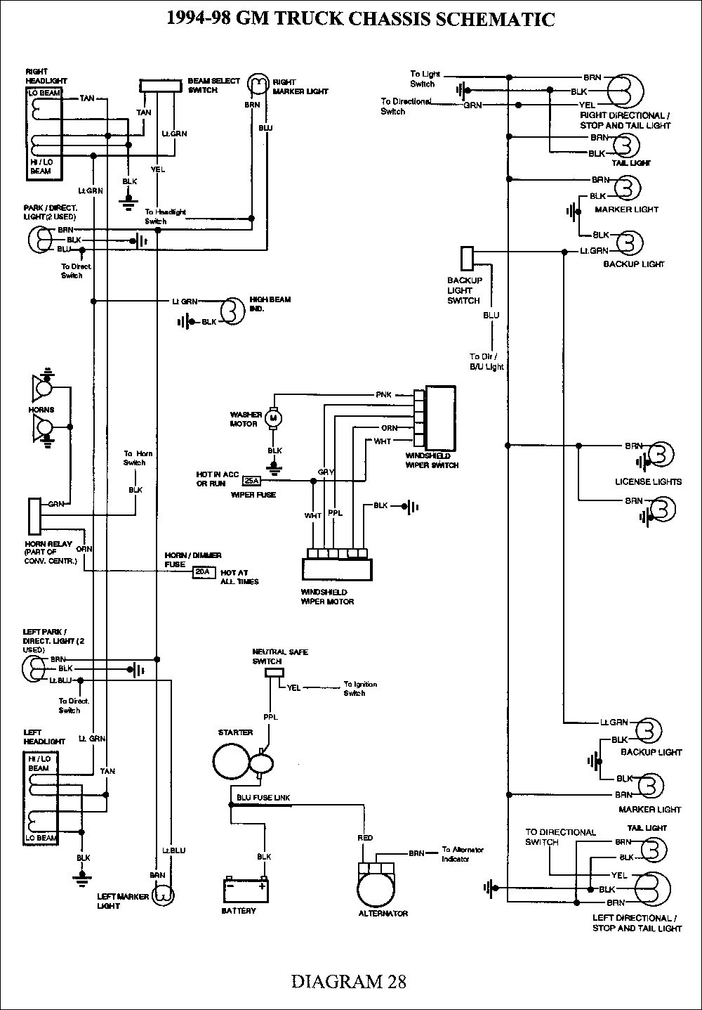 94 Dodge Ram Wiring Diagram Rear Wiring Diagram Networks