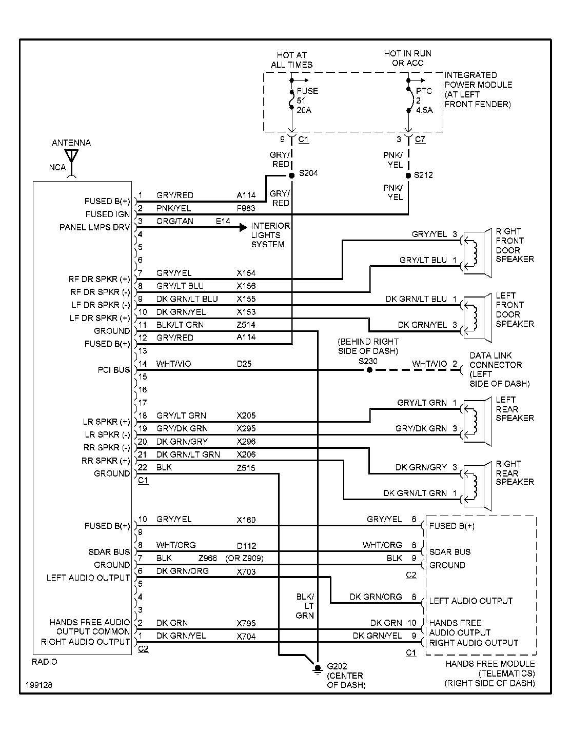 96 Dodge Ram Radio Wiring Diagram 1996 Dodge Ram Stereo Wiring 