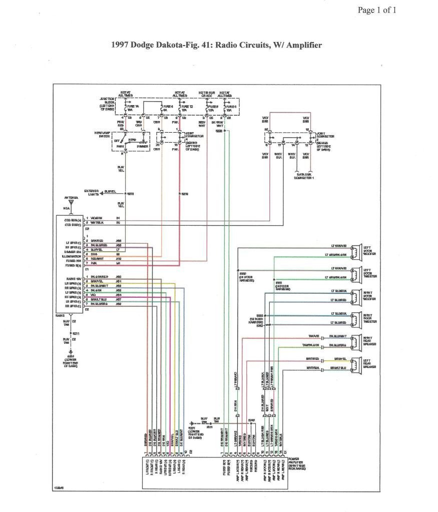 98 Dodge Dakotum Speaker Wiring Wiring Diagram Networks