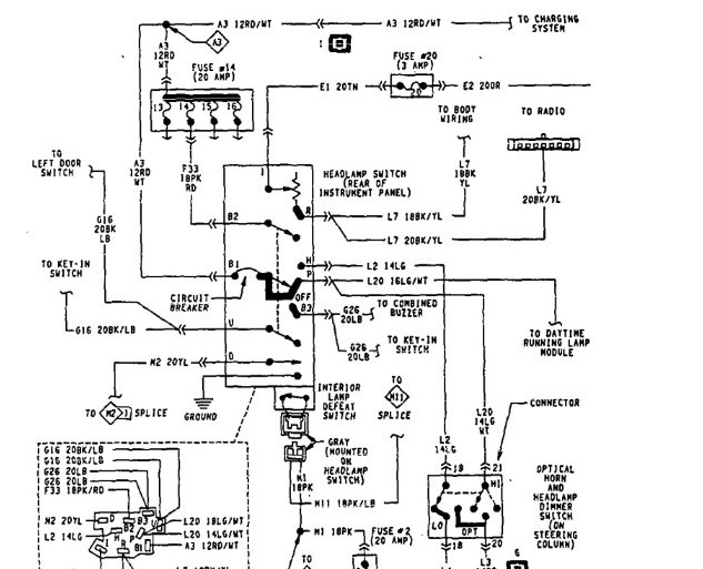 98 Dodge Ram 1500 Headlight Switch Wiring Diagram Collection Wiring 