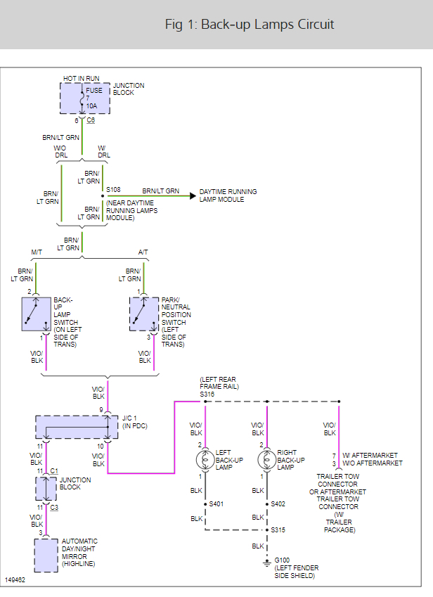 99 Dodge Durango Tail Light Wiring Diagram Wiring Diagram