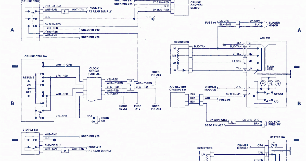 BB597 DIAGRAM 1990 Dodge D250 Wiring Diagram BB597 FULL Version HD 