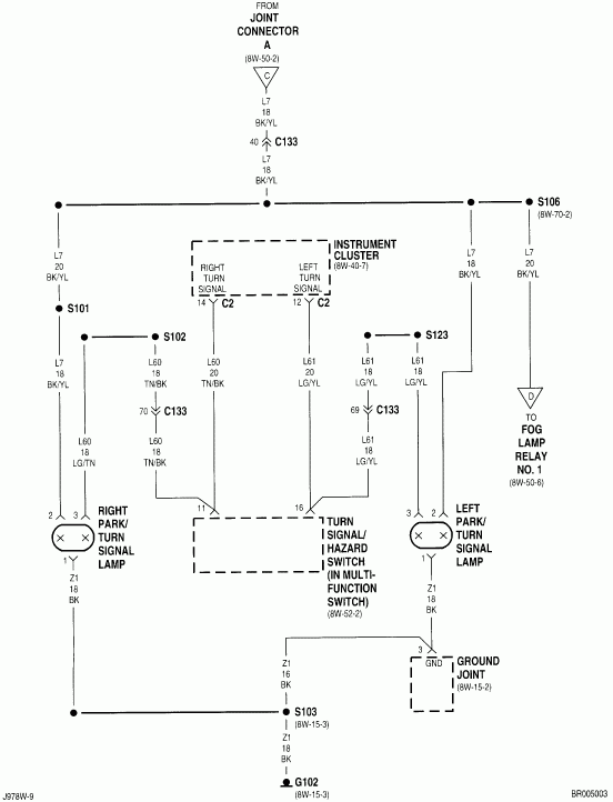 Could I Get A Wiring Diagram For The Headlight Circuit In A 1997 Dodge 