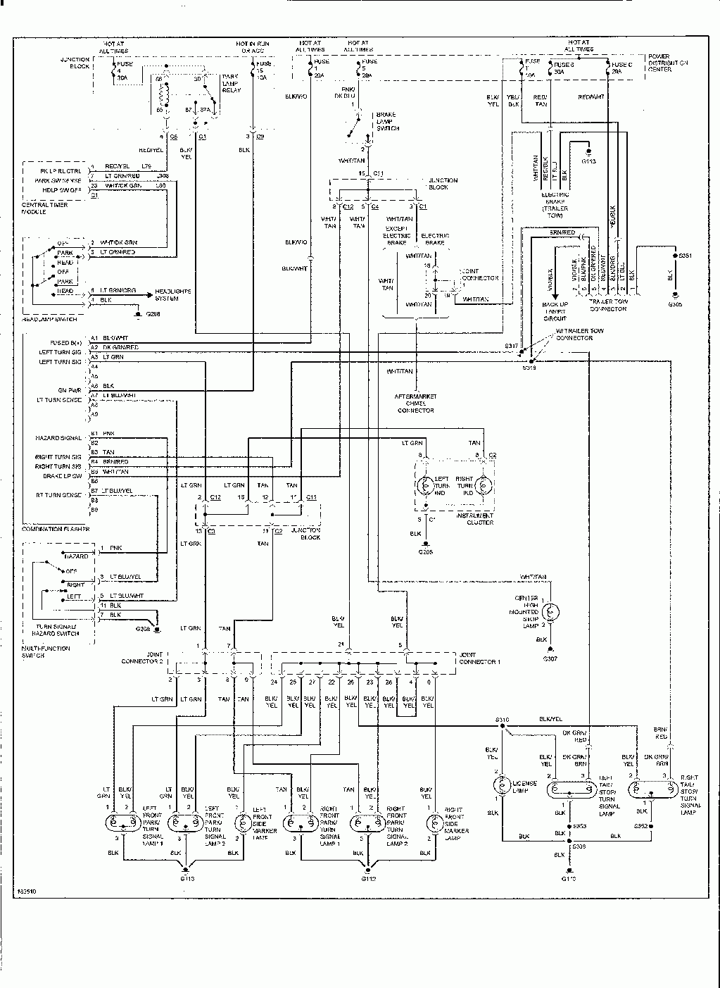 DIAGRAM 2000 Dodge Dakota Tail Light Wiring Diagram FULL Version HD