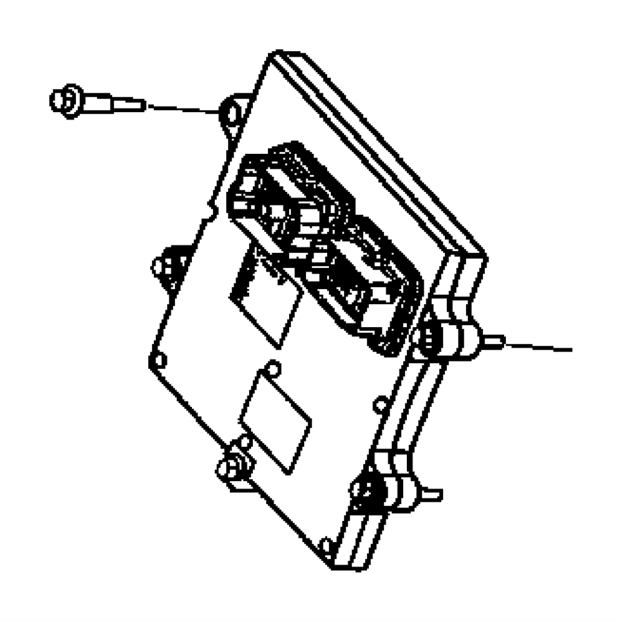 Dodge Ram 2500 Ecm Eec Module Engine Controller Trans Diesel Auto 