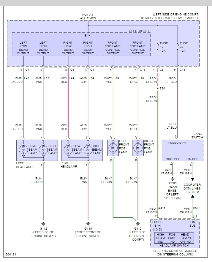 Headlight Wiring Diagram For 2007 Dodge Caliber Wiring Diagram