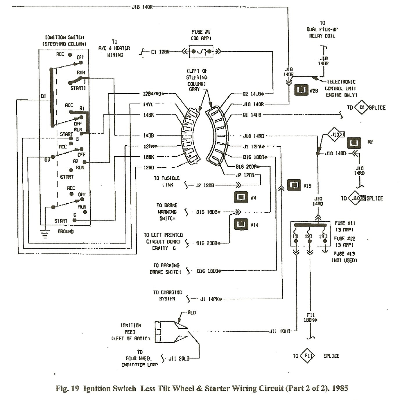 I Have A 1985 Dodge Ramcharger The Tilt Steering Column Required 