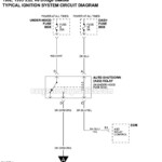 Ignition System Circuit Diagram 1992 1993 5 2L V8 Dodge Dakota