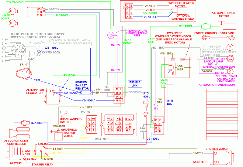 Mopar Alternator Wiring 1966 1970 Dodge Dart Wiring Diagram Mopar