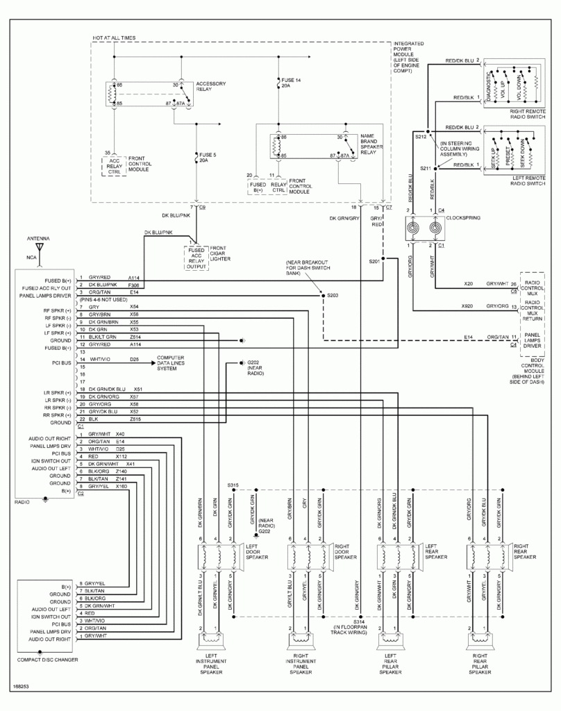 Stereo Wiring Diagram Dodge Journey