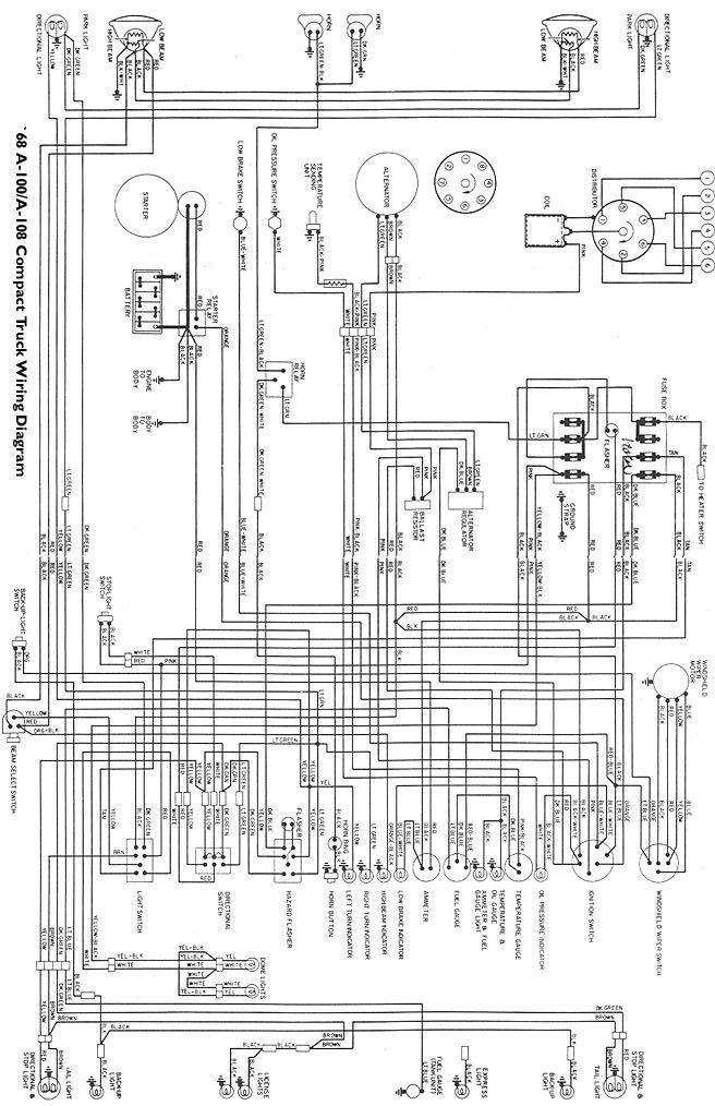 Wire Diagram Dodge D200 Dodge Vehicle Wiring Diagrams