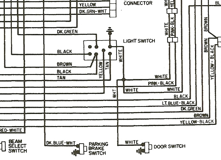 Wiring Diagram 1975 Dodge W200 Headlight Switch