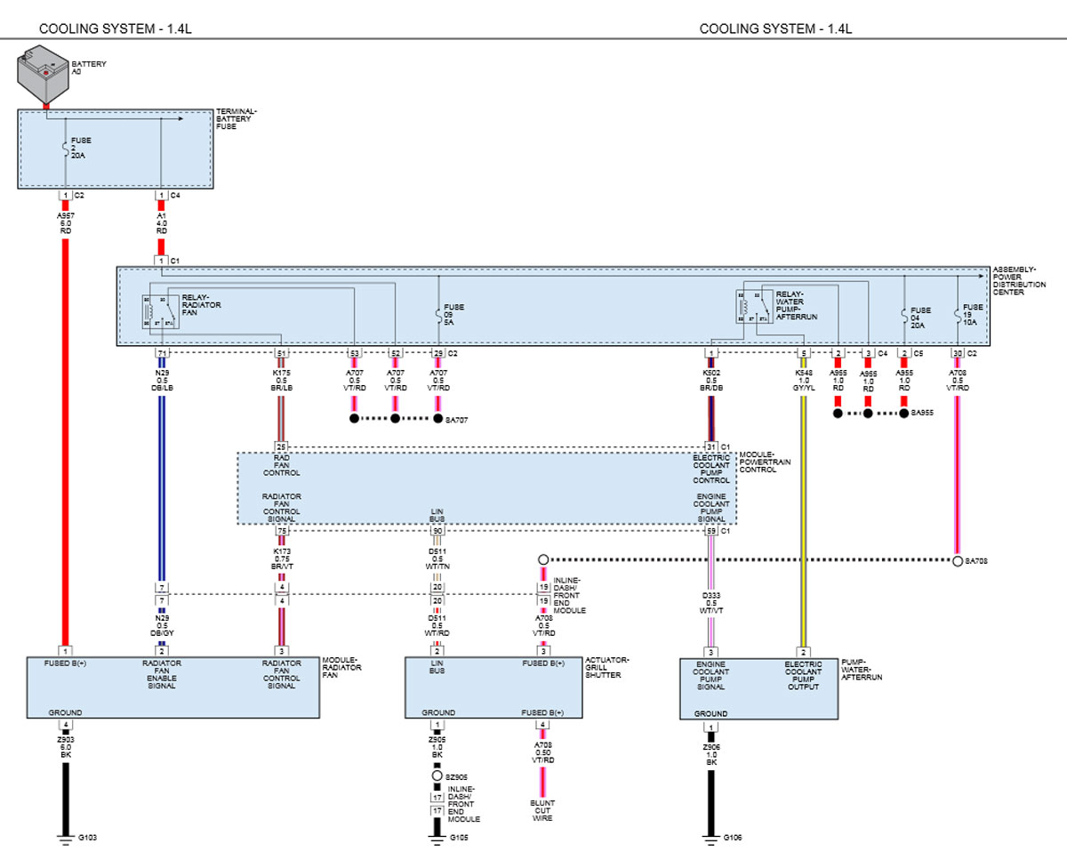 Wiring Diagram For Radiator Fan Relay