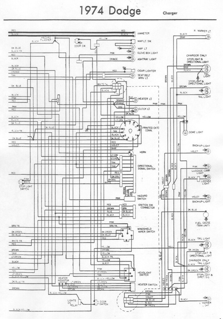 1974 Dodge Charger Wiring Diagram